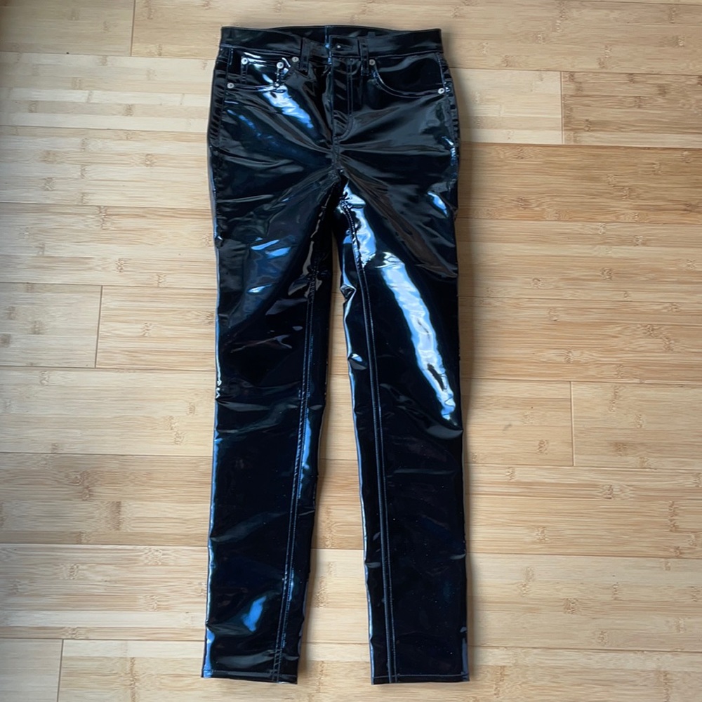 Rag & Bone Skinny Vinyl Pant